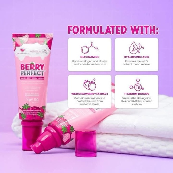 Berry Perfect® Hand & Body Serum Lotion Perfect Formula by Brilliant Skin. - Picture 6 of 6